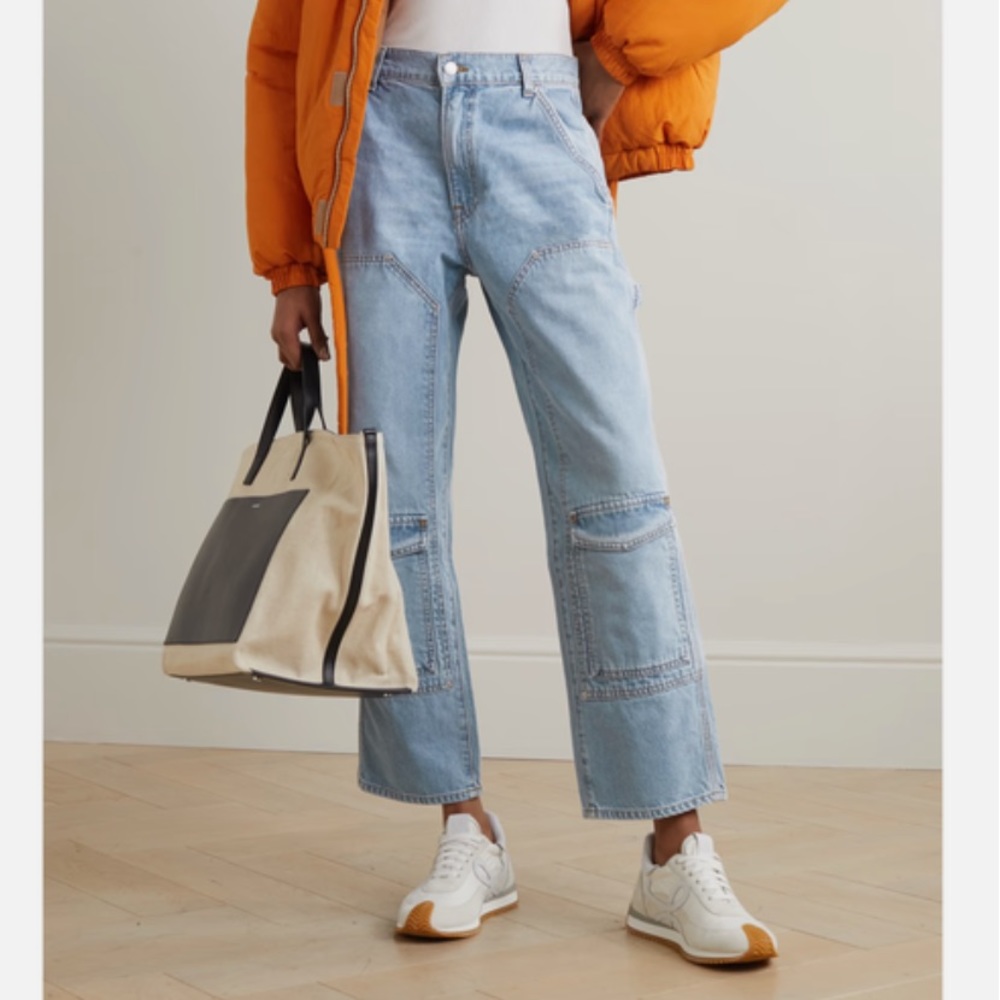 GRLFRND Milla Utility High Rise Straight Leg Jean